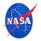 NASA Space Logo Embossed Shaped Metal Wall Sign